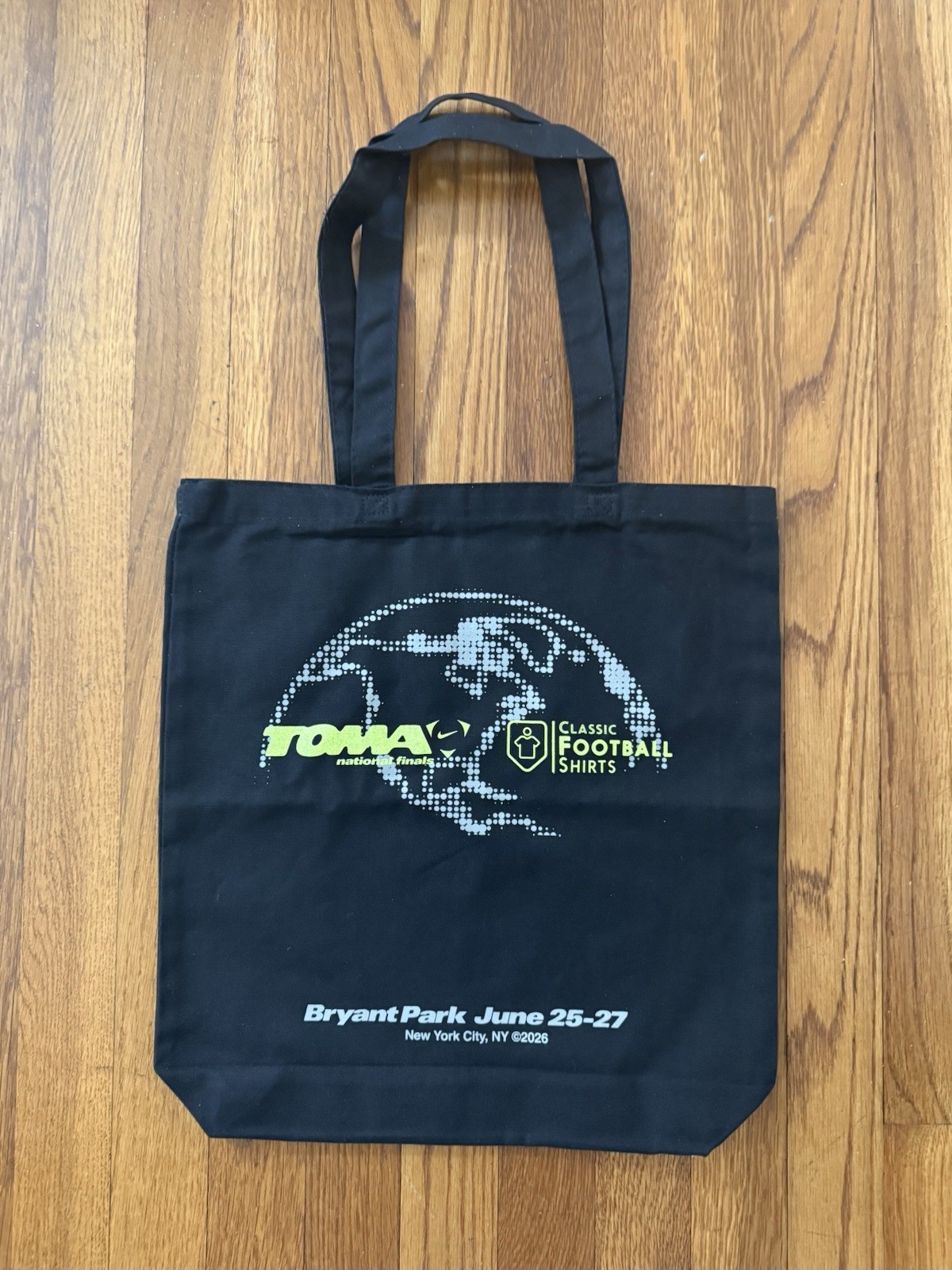 Nike TOMA NYC Soccer Tote Hand Bag Black 2026 Rare National Finals