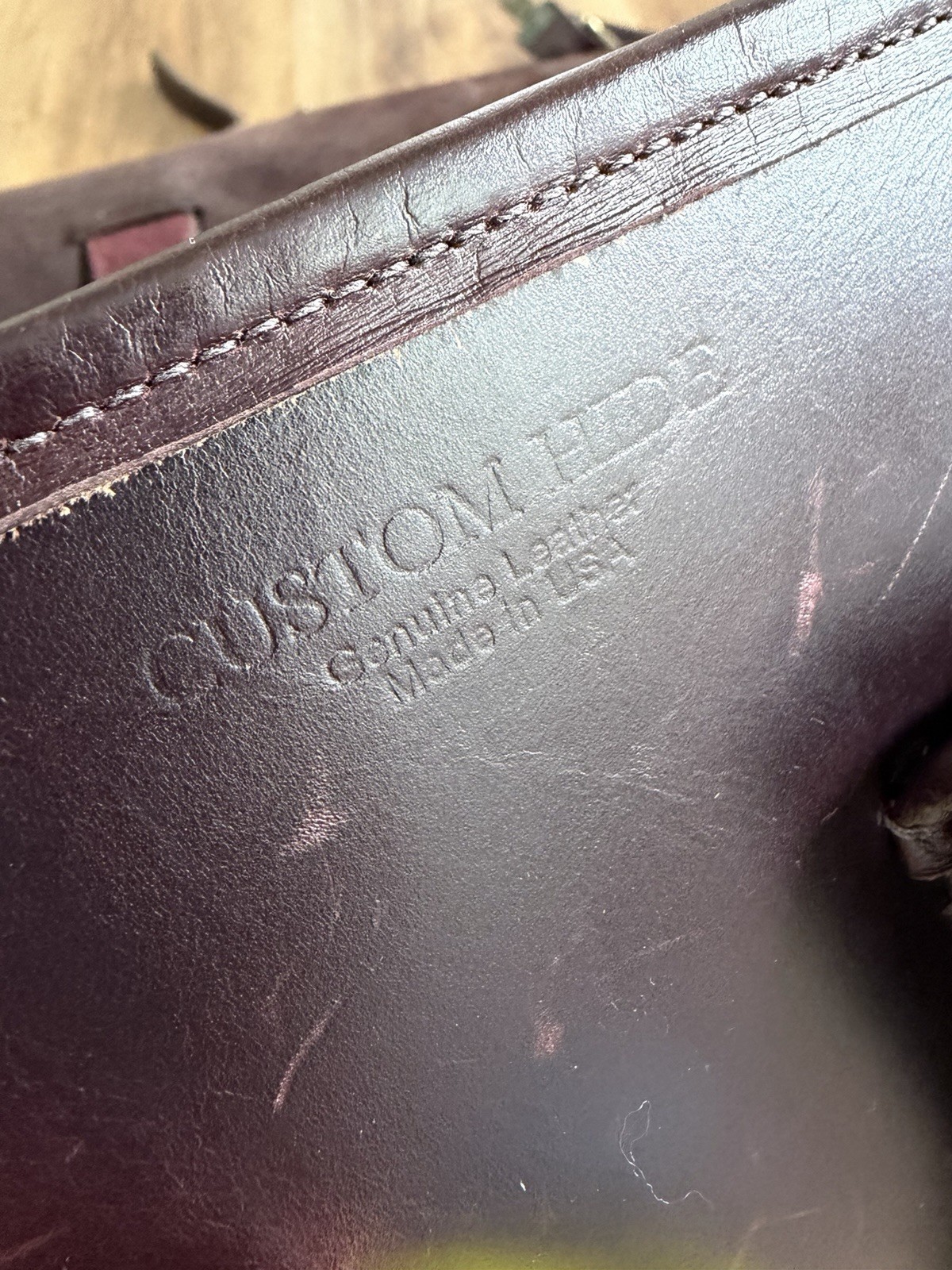 CUSTOM HIDE Saddle Leather Briefcase WW2 Style Dispatch Field Bag Messenger