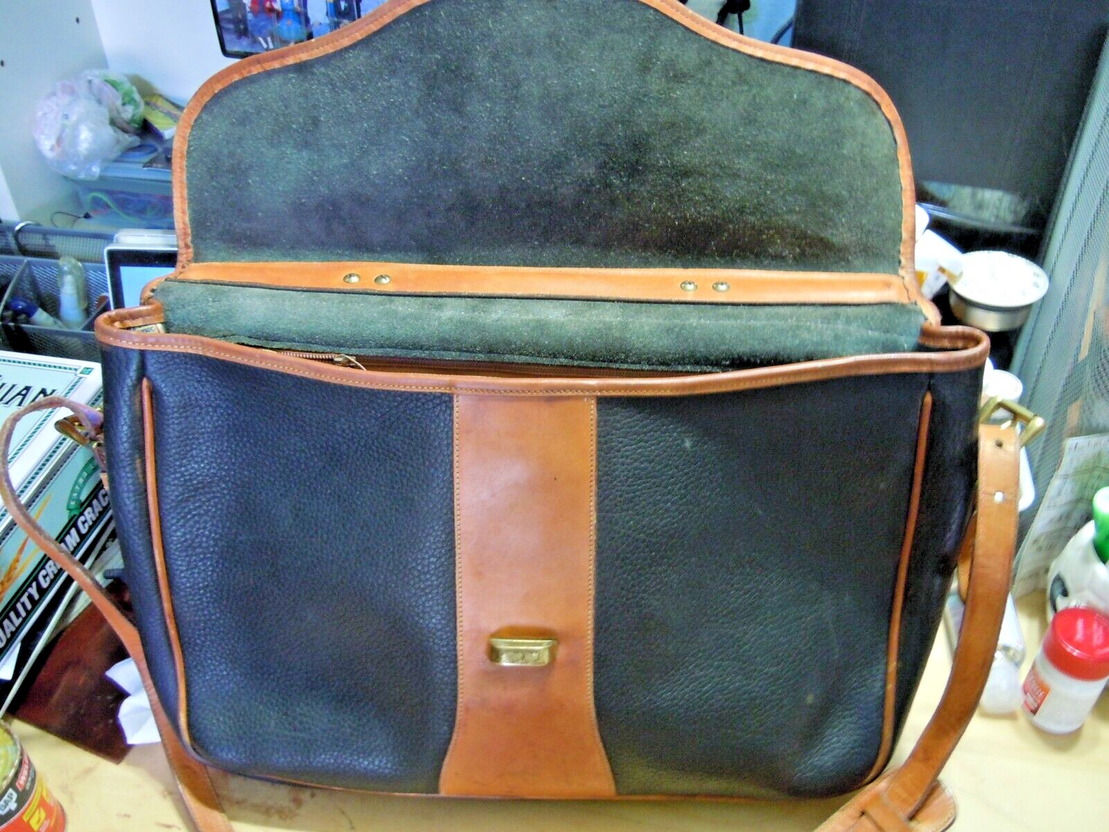Vintage Dooney & Bourke Laptop / Briefcase Messenger USA #3 (on sale)