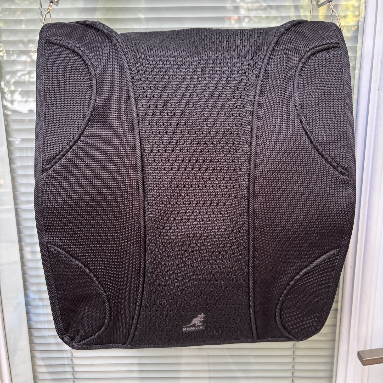Men/Unisex Kangol Black Messenger Bag Padded Detachable Branded Strap Like New