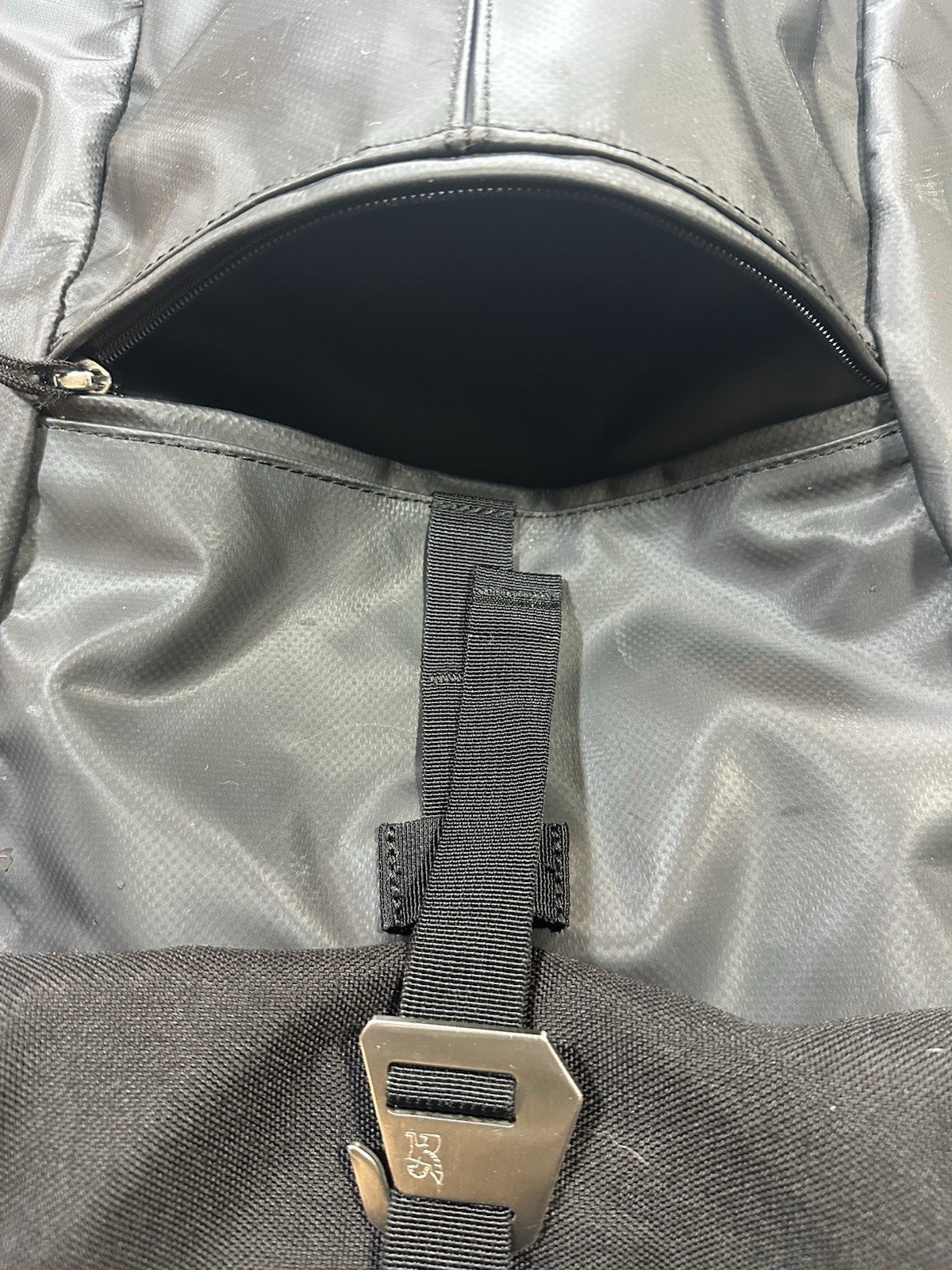 Chrome Industries Black Rolltop Backpack