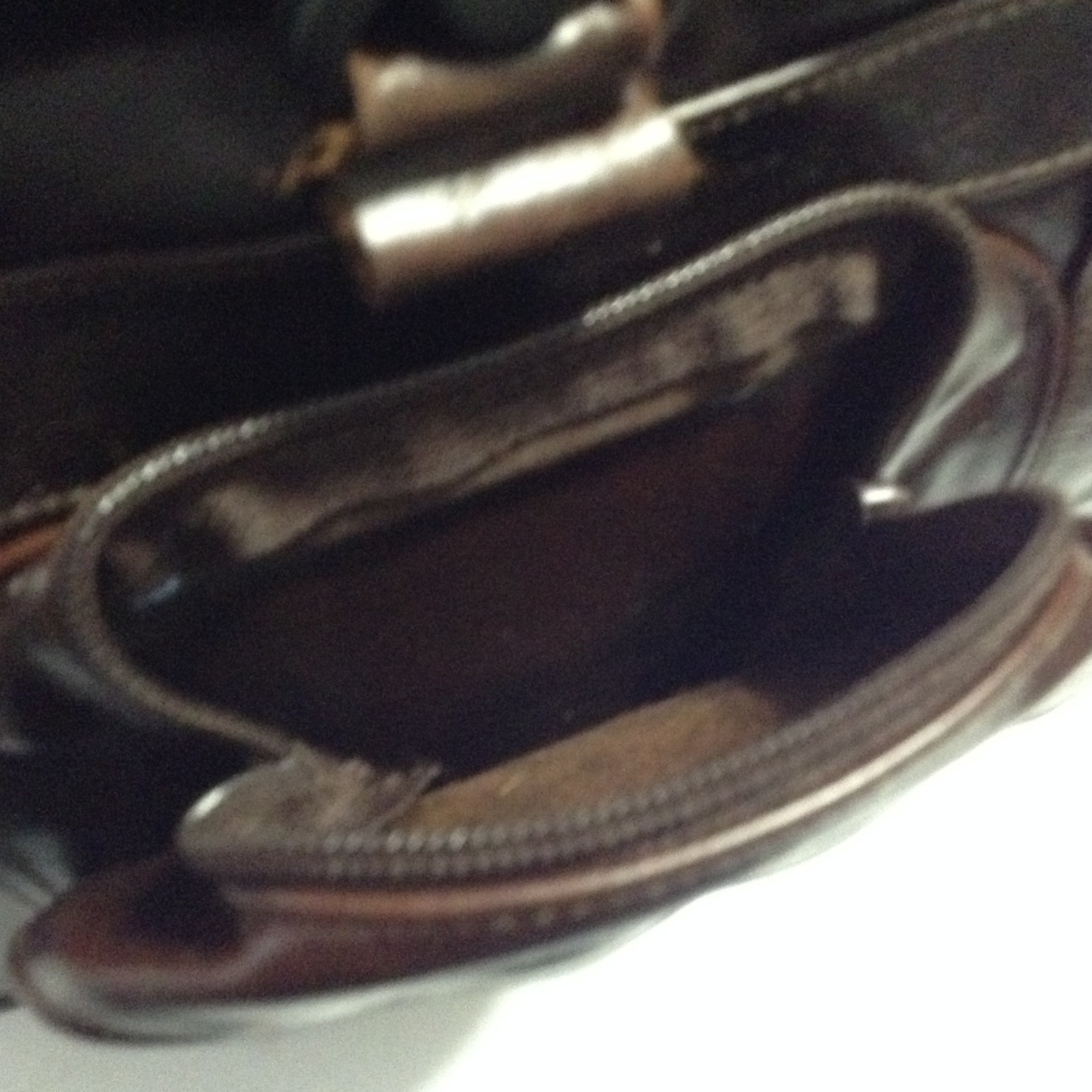 Leather Backpack 13 inch Rucksack Dark Brown Urban Drawstring Travel Bag