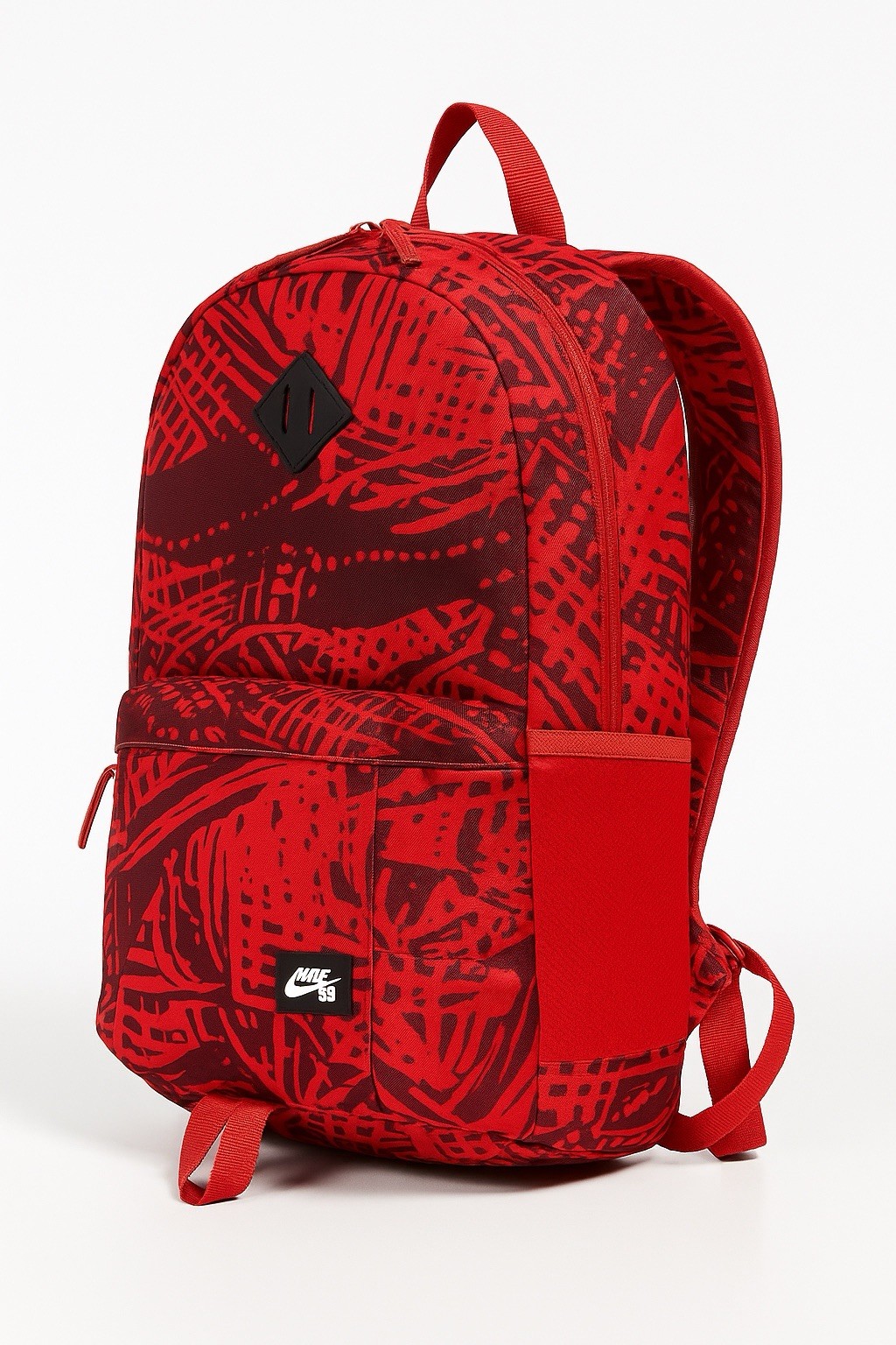 Nike SB Courthouse Backpack in red/black abstract graphic print CZ1383-673 Rare