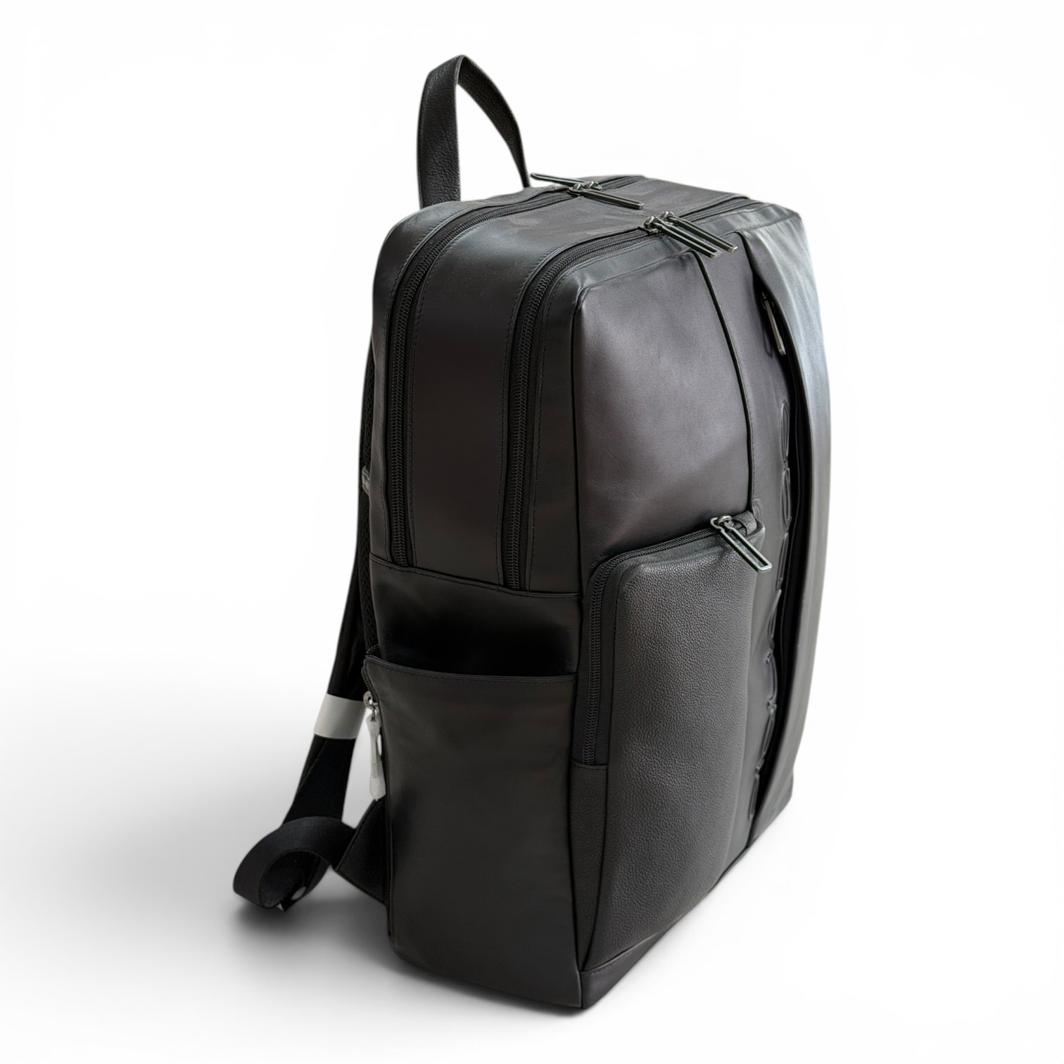 PIQUADRO men’s backpack leather backpack with computer made in Italy notebook