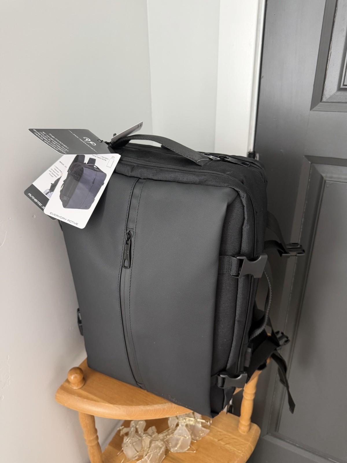 JACK ABRAHAMS Vacuum Backpack,25L,USB ChargingPort,Water proof,forLaptop,Camping