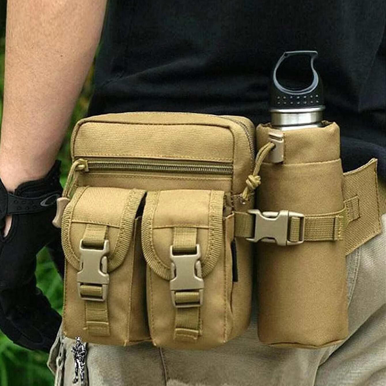 Tactical Pistol Pouch Waist Gun Pack Bag Fanny Packs Concealed Bag Gun Holster
