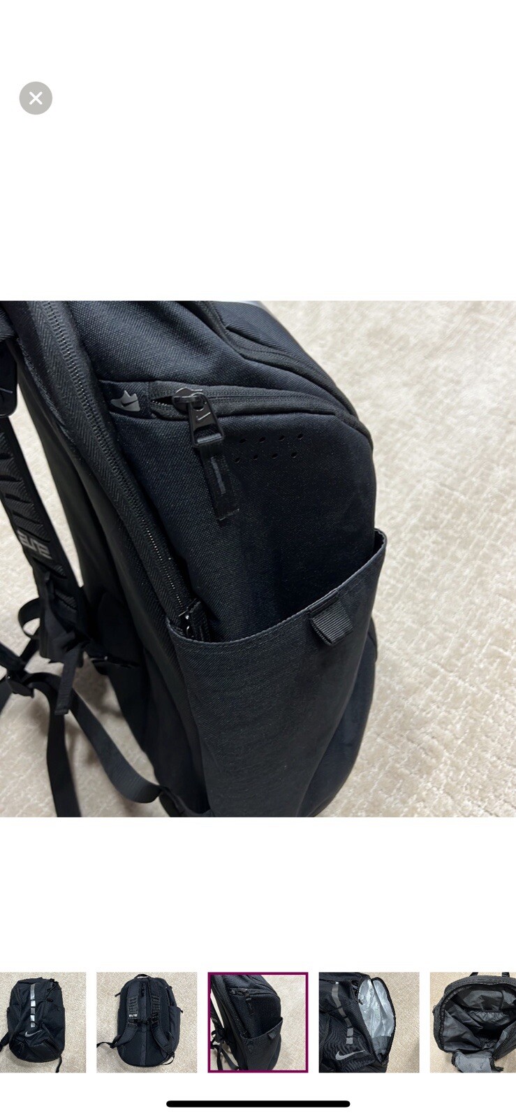 Nike Hoops Elite Pro Basketball Backpack – Black