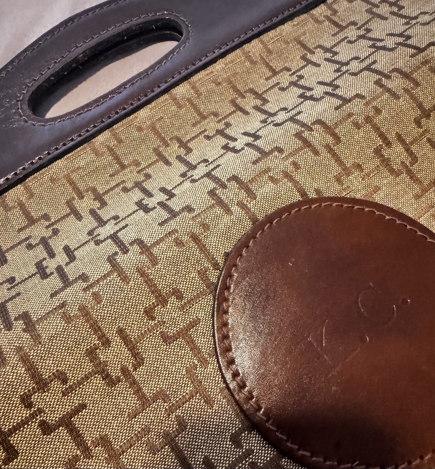 Vintage Thick Leather Briefcase — Harpel Florance style & quality-Handmade 🫶🏻