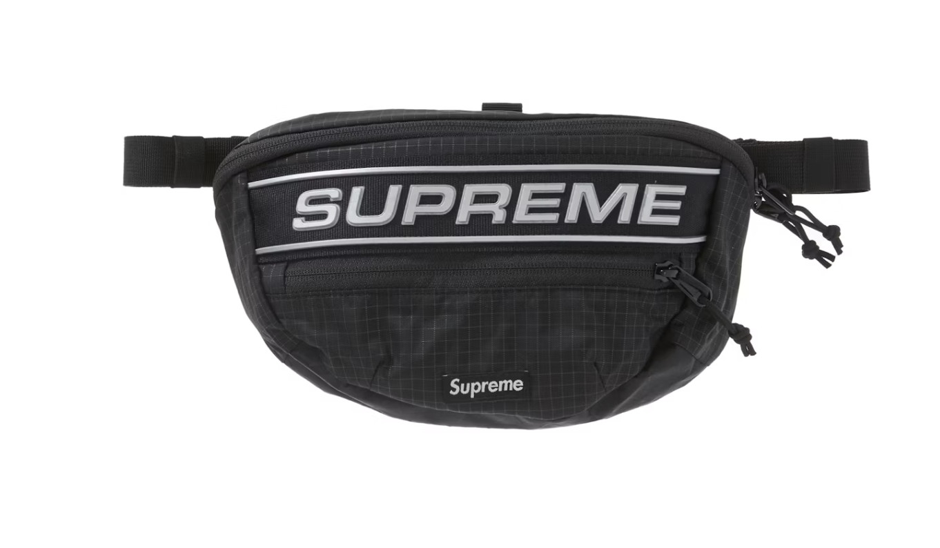 Supreme FW23 3D Logo Waist Bag Black 100% Authentic Ships same day