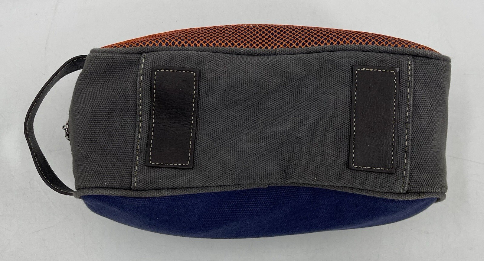 Tommy Bahama Men’s Toiletries Travel Bag Orange & Blue (Gators) Fabric 10 X 4.5”