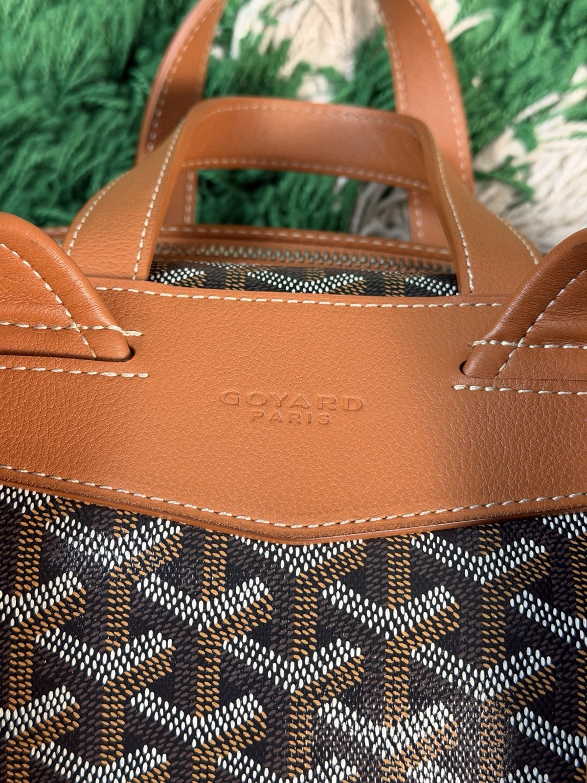 Goyard Cisalpin Backpack Black Tan – Perfect Condition
