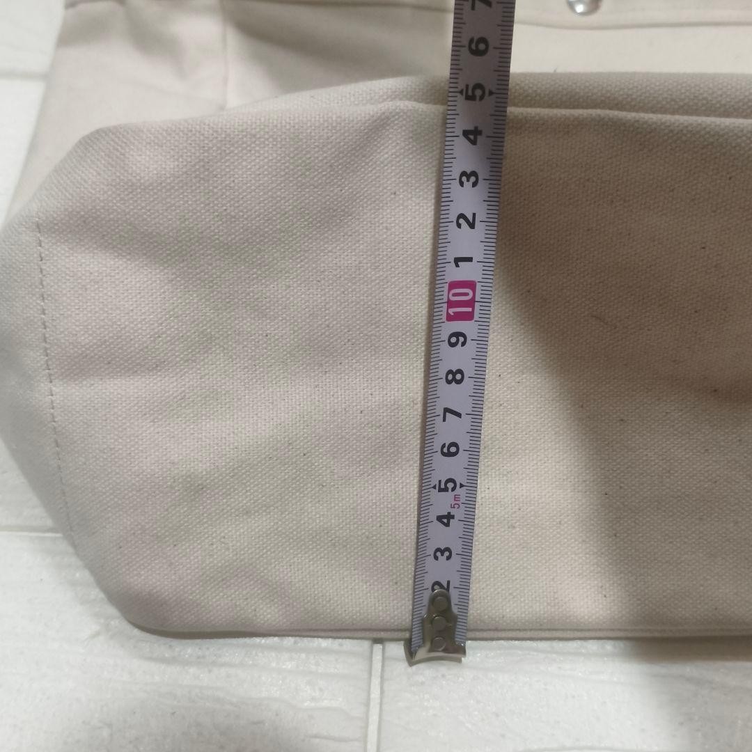 Authentic PORTER × COMME des GARCONS HOMME Canvas Tote 30cm x 45cm x 14cm White