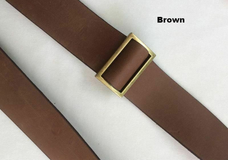 2″ Quality Leather Adjustable Convertible Slide Cross Body Bag Strap 3 Colors