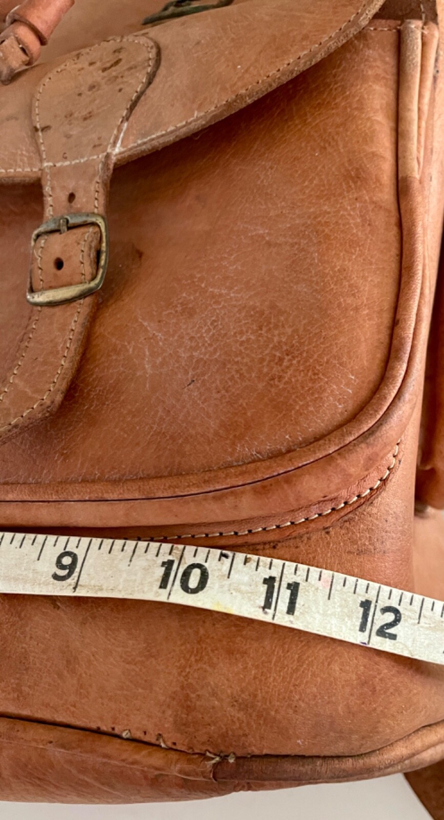 Moroccan ALL Leather Backpack Handmade: 16.5″ x 12″ x 6″