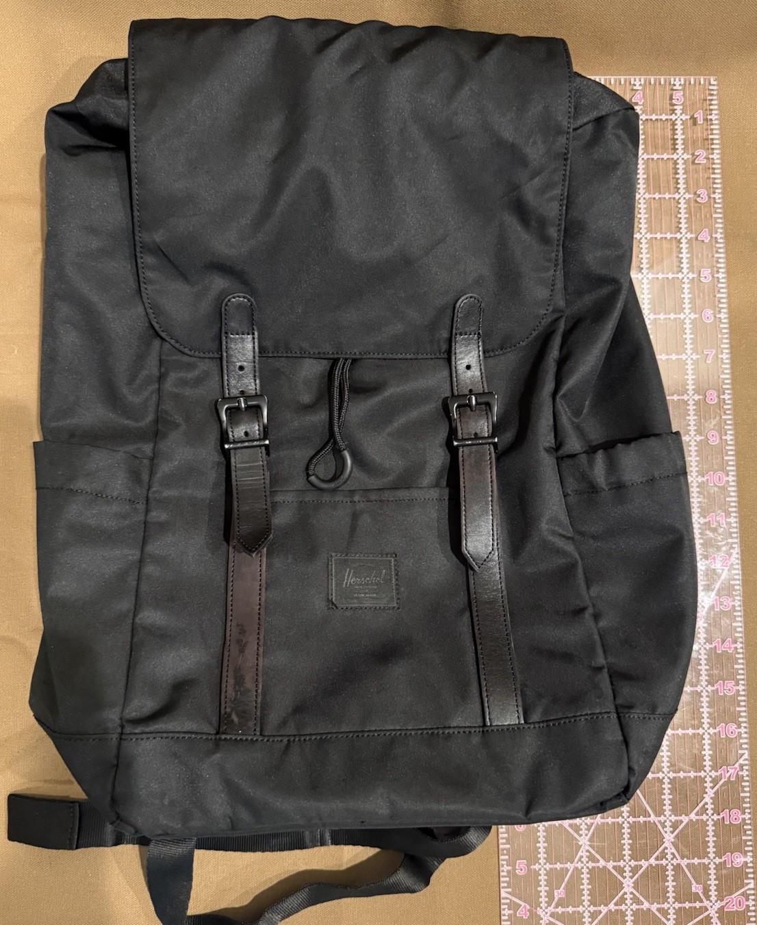 Herschel Supply Co. Black Retreat Mini Backpack- Used Great Condition