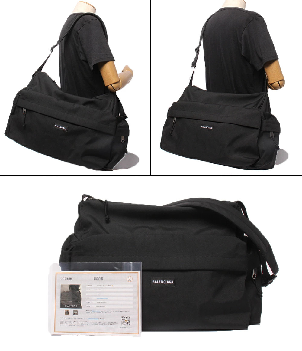 BALENCIAGA Shoulder Bag Crossbody Explorer Multi Pocket Weekender Medium