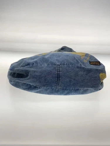 KAPITAL KOUNTRY Bone Shoulder Newspaper Bag Canvas Shoulder Bag Indigo Blue USED