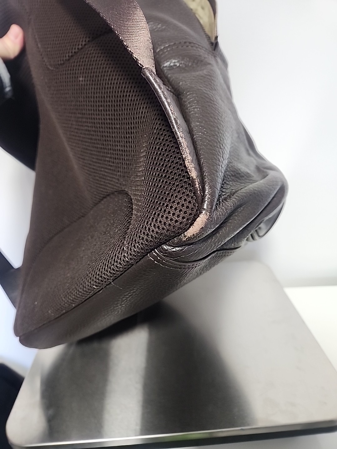 Joseph Abboud Leather Backpack (broken)