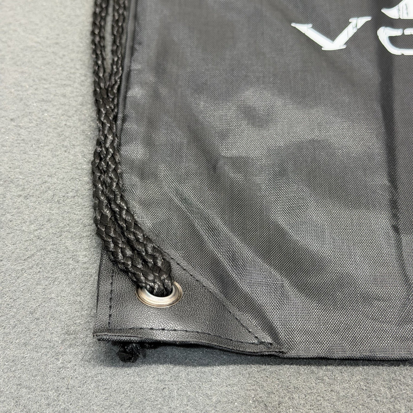 Vortex Drawstring Backpack / Bag – New – Black Drawstring Bag