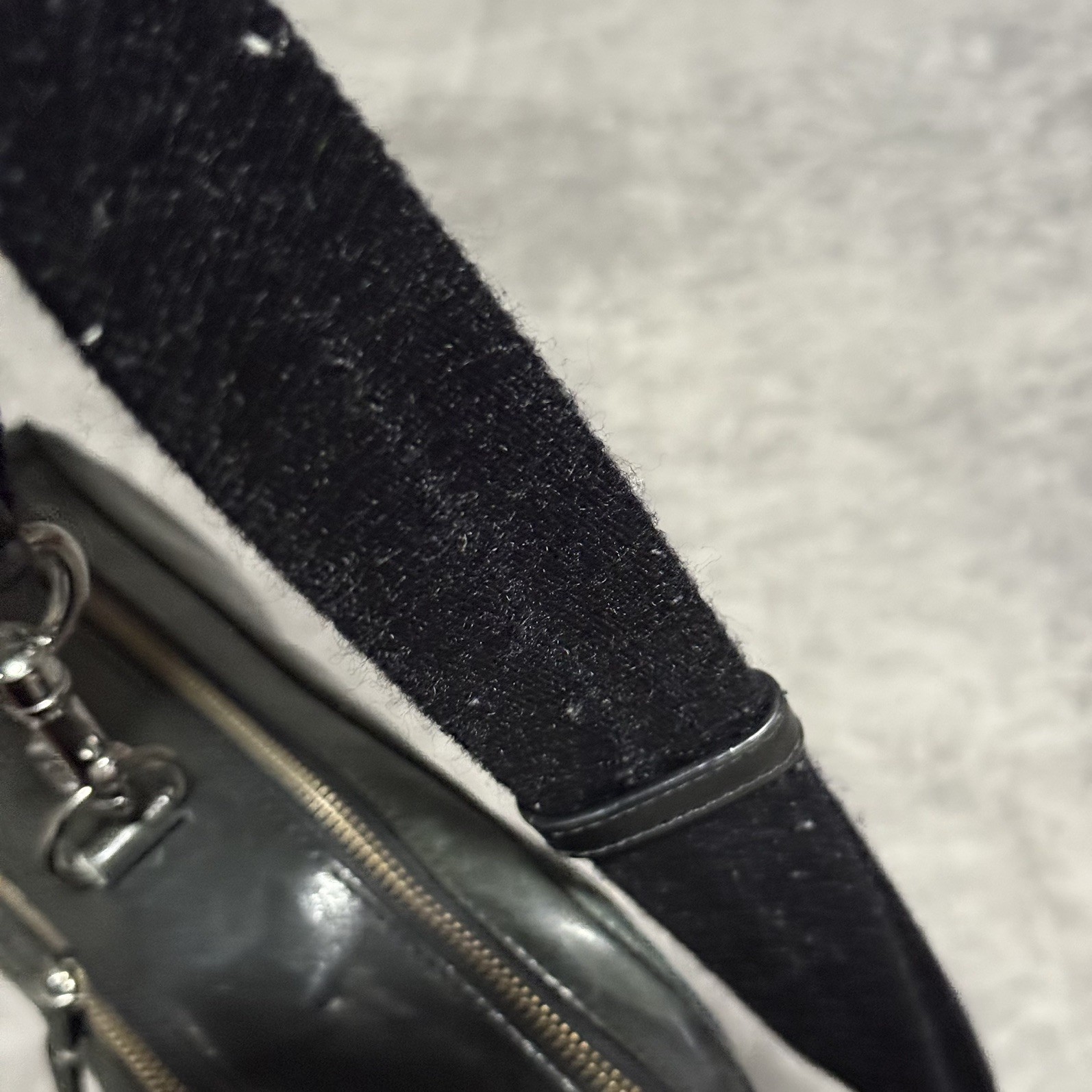Coach Metropolitan Double Zip Business Briefcase Black with Strap Laptop
