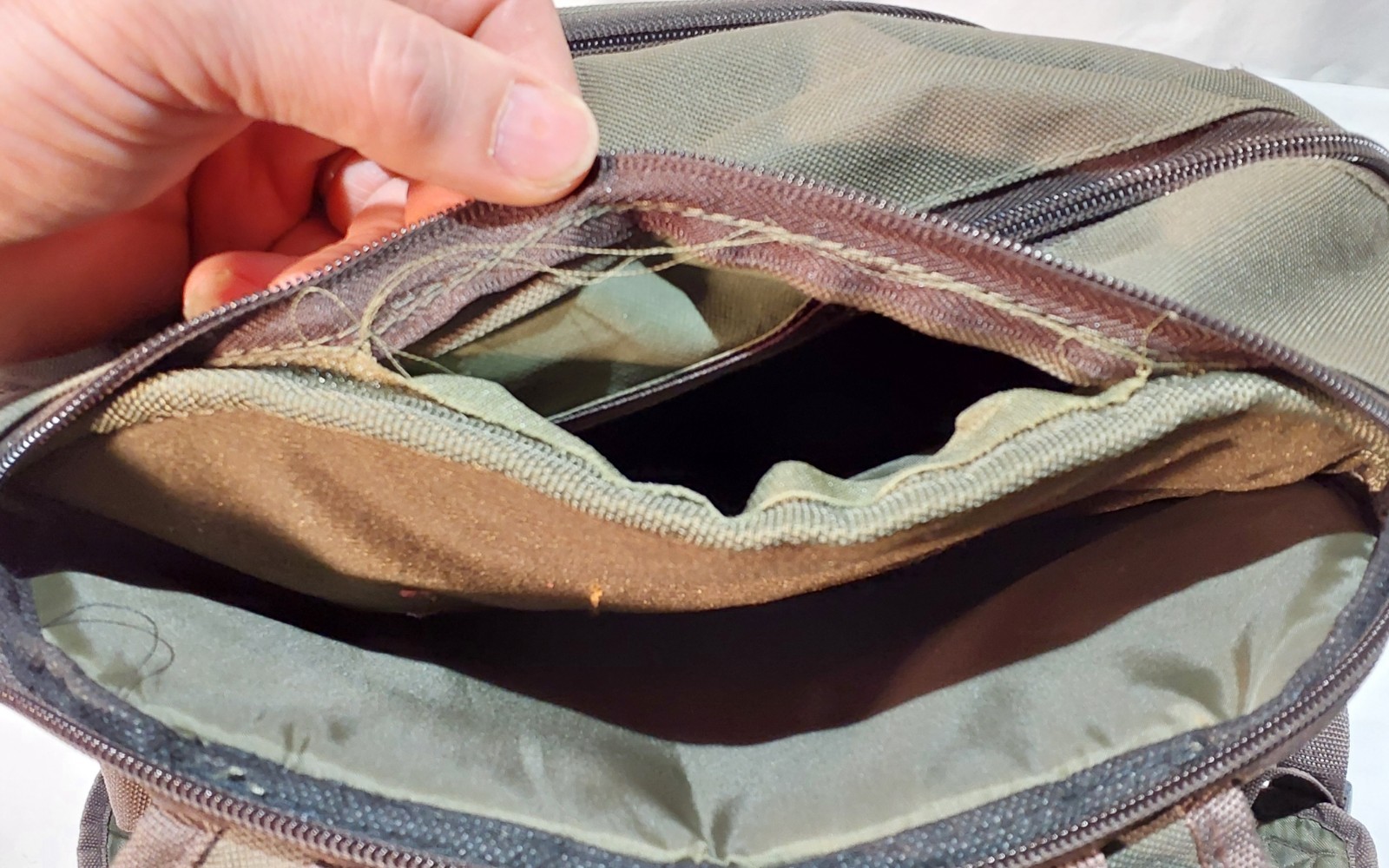 Eastport Green Basic Tech Backpack
