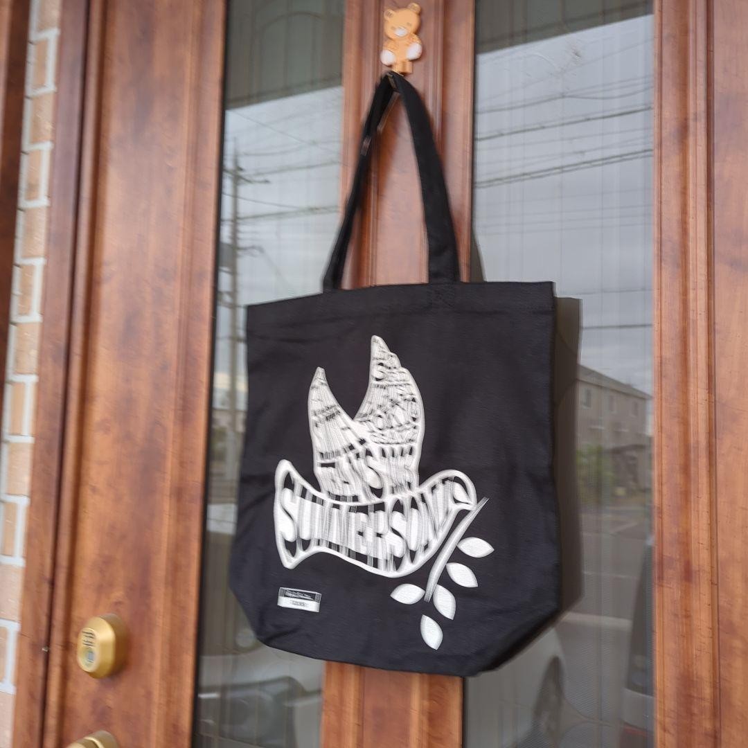 Paul Smith Summer Sonic 2003 Canvas Tote Bag Black Used