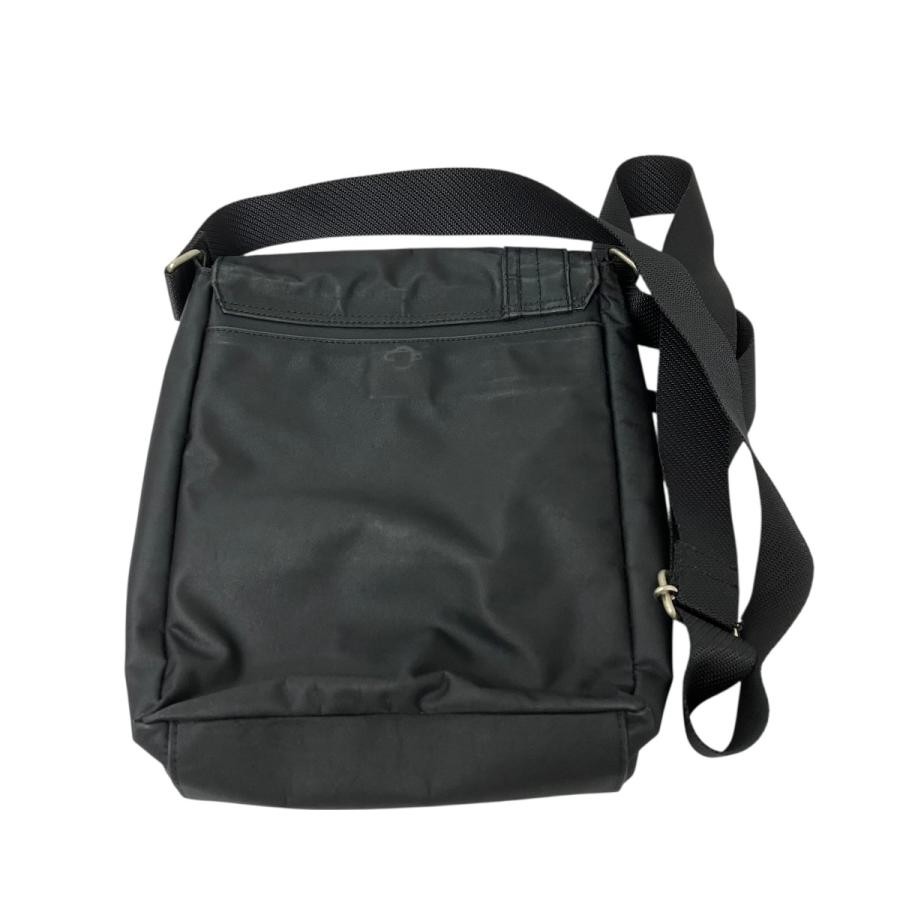 Jean Paul Gaultier Black Canvas Shoulder Bag Mens 21cm x 28cm Auth