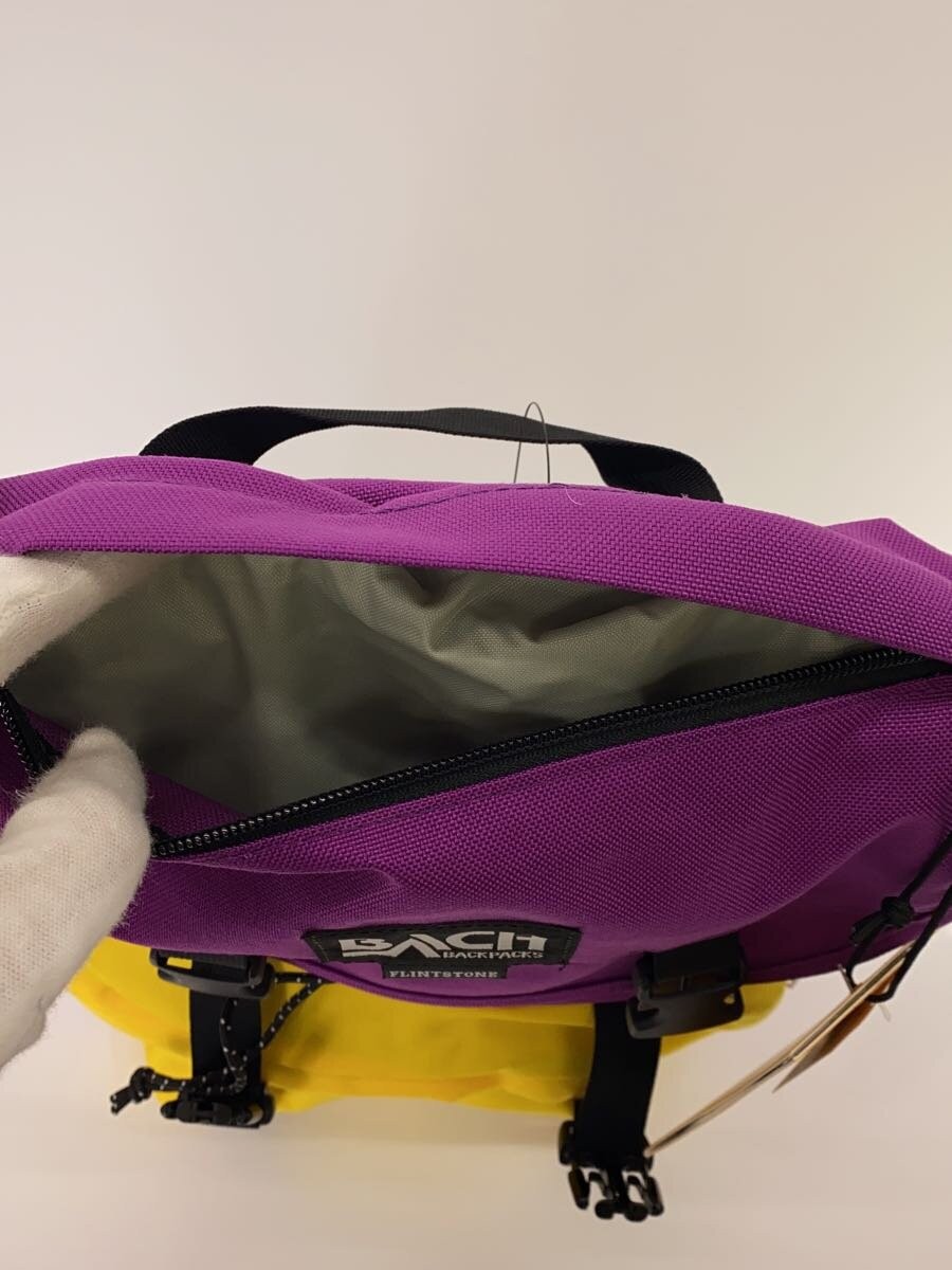 BACH Backpack, Two-Tone Purple x Yellow, PUP x YLW, Solid Color, SB-91003