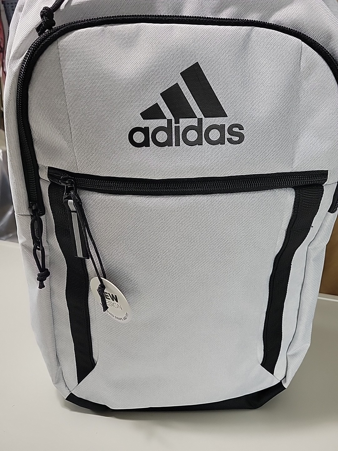 Adidas Light Grey New Design Backpack School Bag Sports Bag