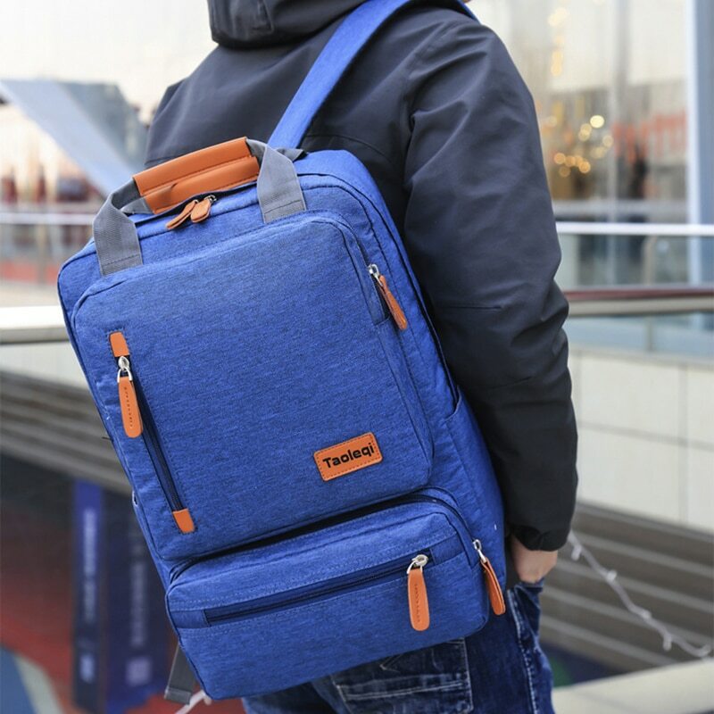 Sac à dos décontracté affaires hommes ordinateur lumière 15.6 pouces pochette