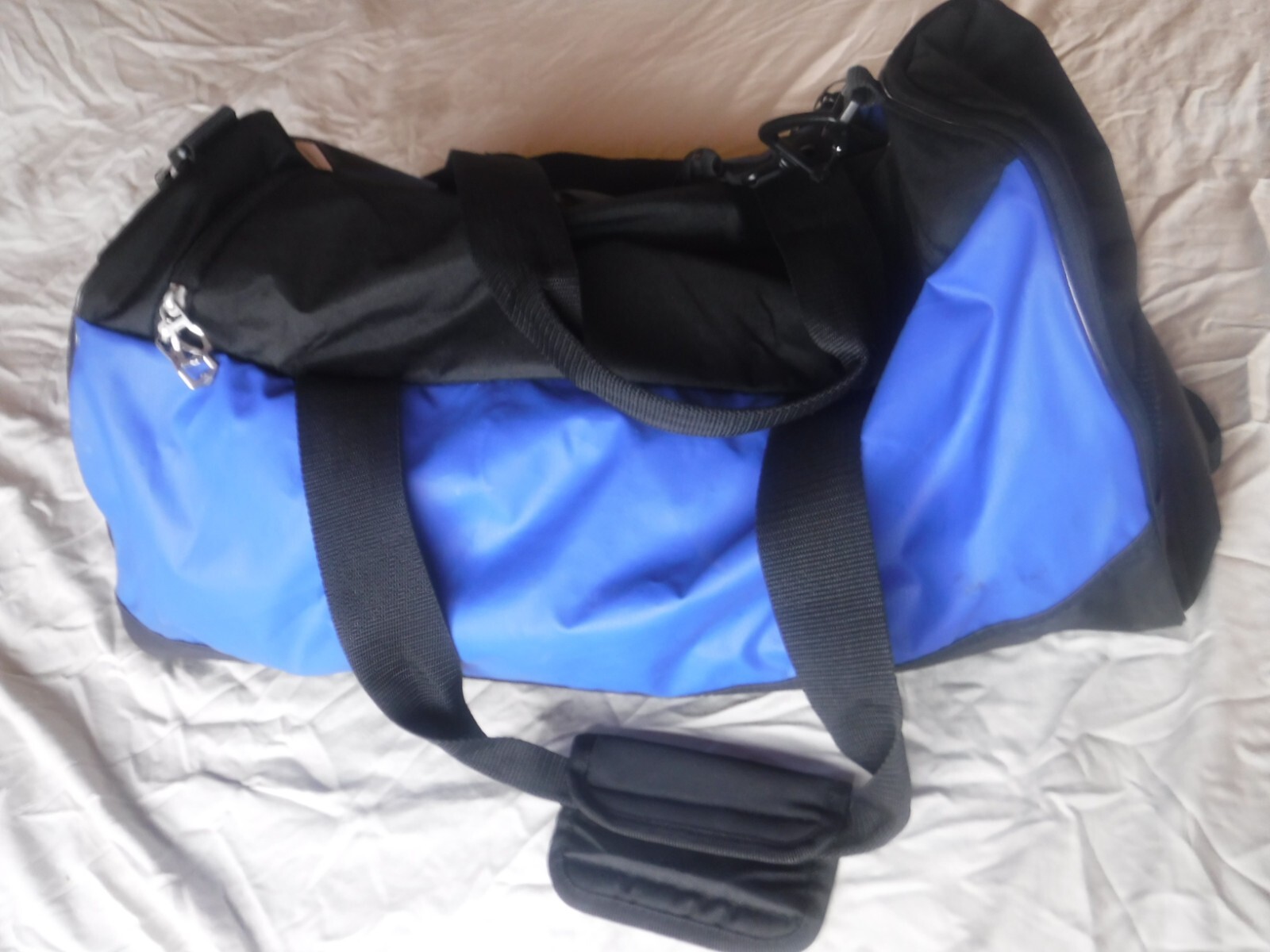 Adidas Hydro Shield Blue and Black Duffle Bag