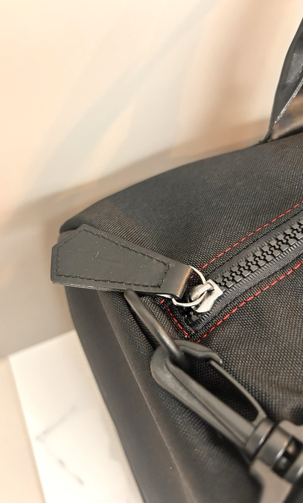Givenchy Perfume Play sport promotion Gym duffel bag black Fabric interior red