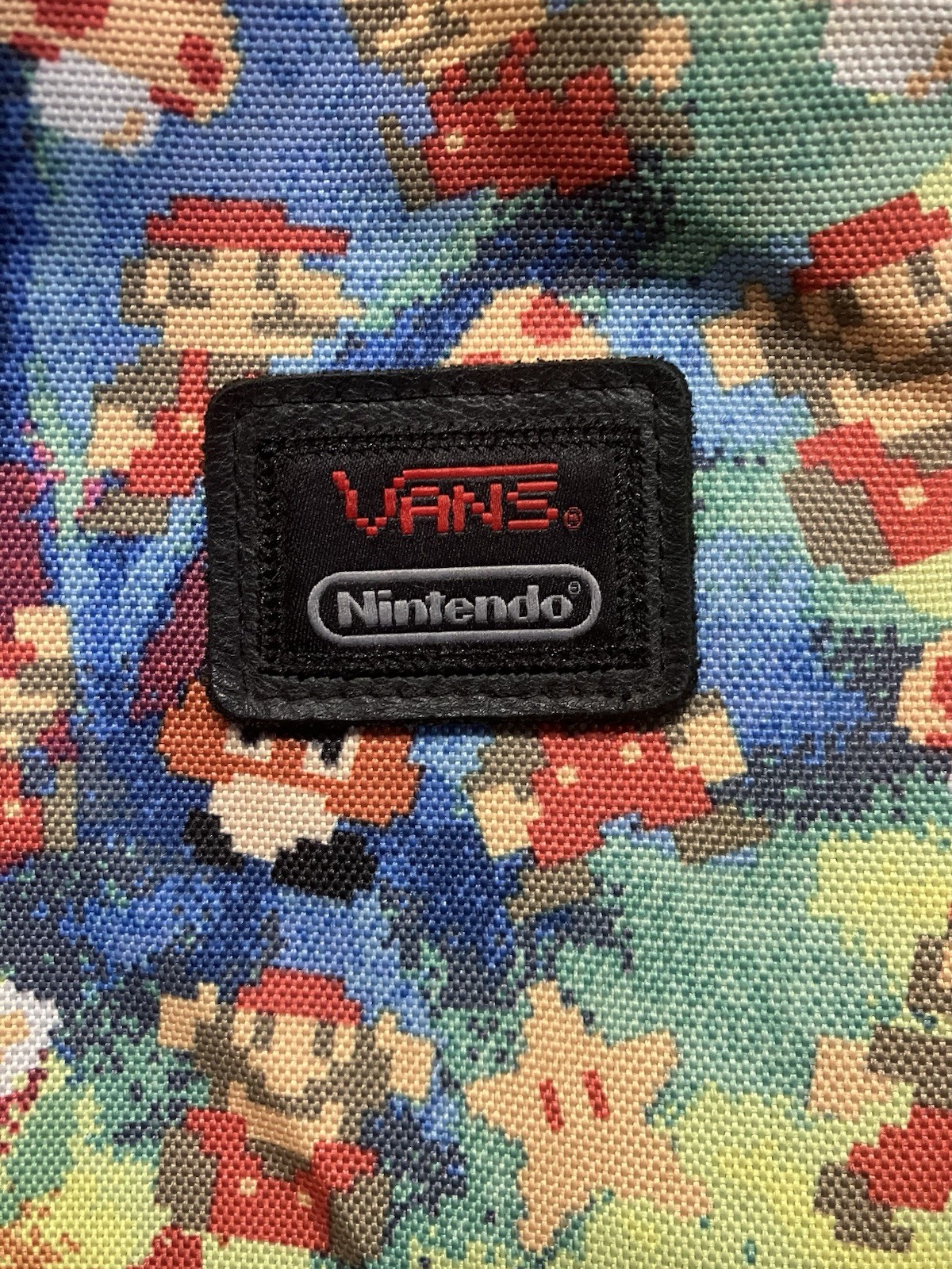 Vans x Nintendo Super Mario Bros Old Skool II Backpack 8-Bit Print Tagged 2016