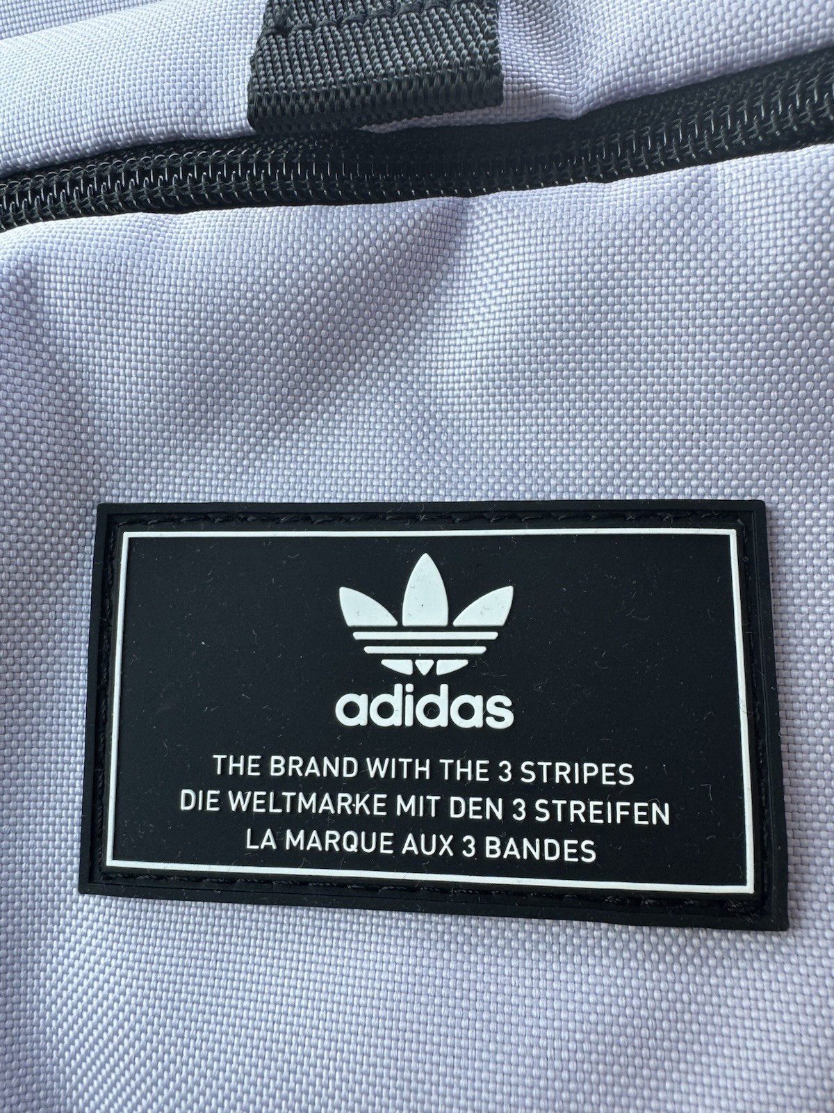 Adidas mini backpack (Trefoil / Originals style) Lavender