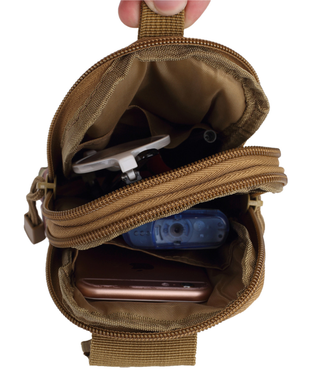 Tactical Cell Phone Pouch Case Army Waist Holster with Belt Molle Loop Holder US