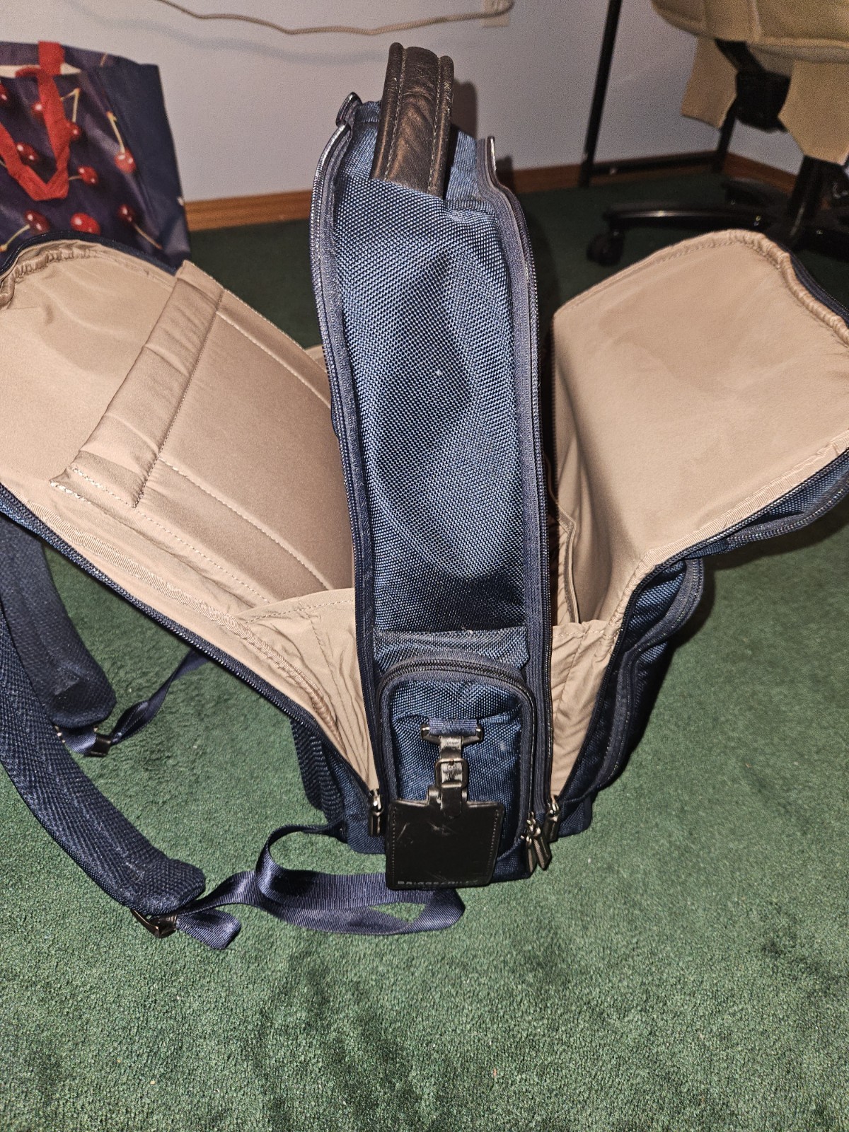 Briggs Riley @Work Large Navy Cargo Backpack
