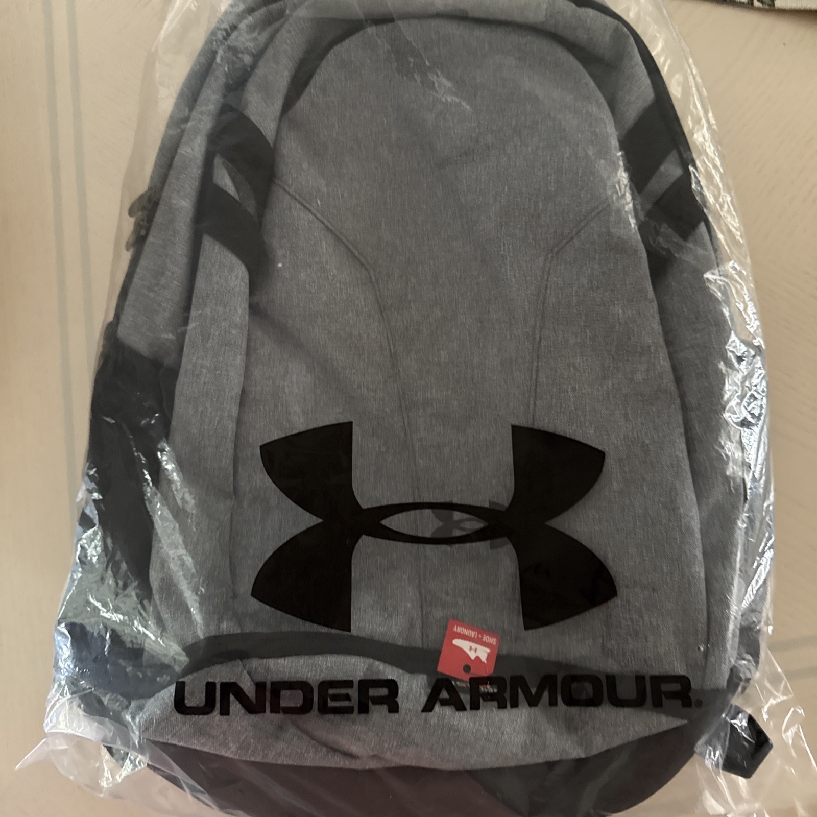 Under Armour UA Hustle 5.0 Team Backpack Gray School Laptop 1364182 – Brand New
