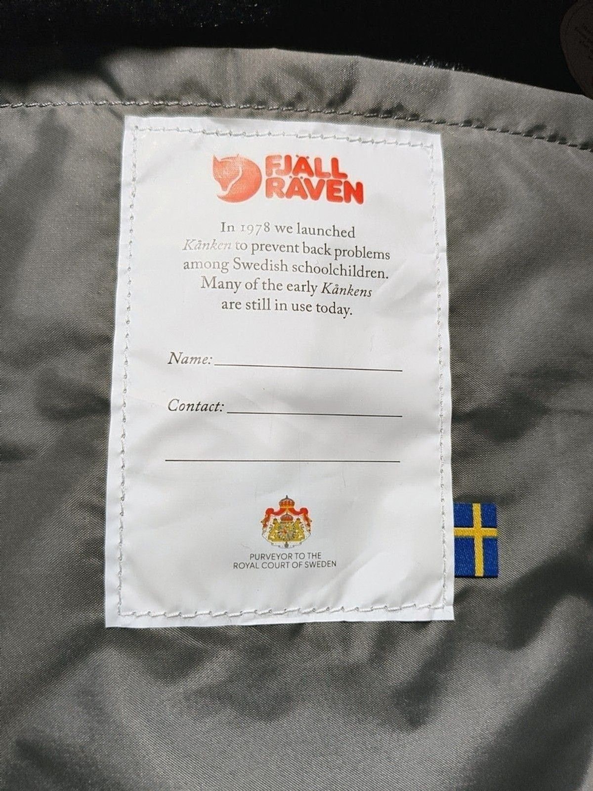 Fjallraven Kanken 23510 Classic Gray Backpack Everyday Outdoor Hardly Used