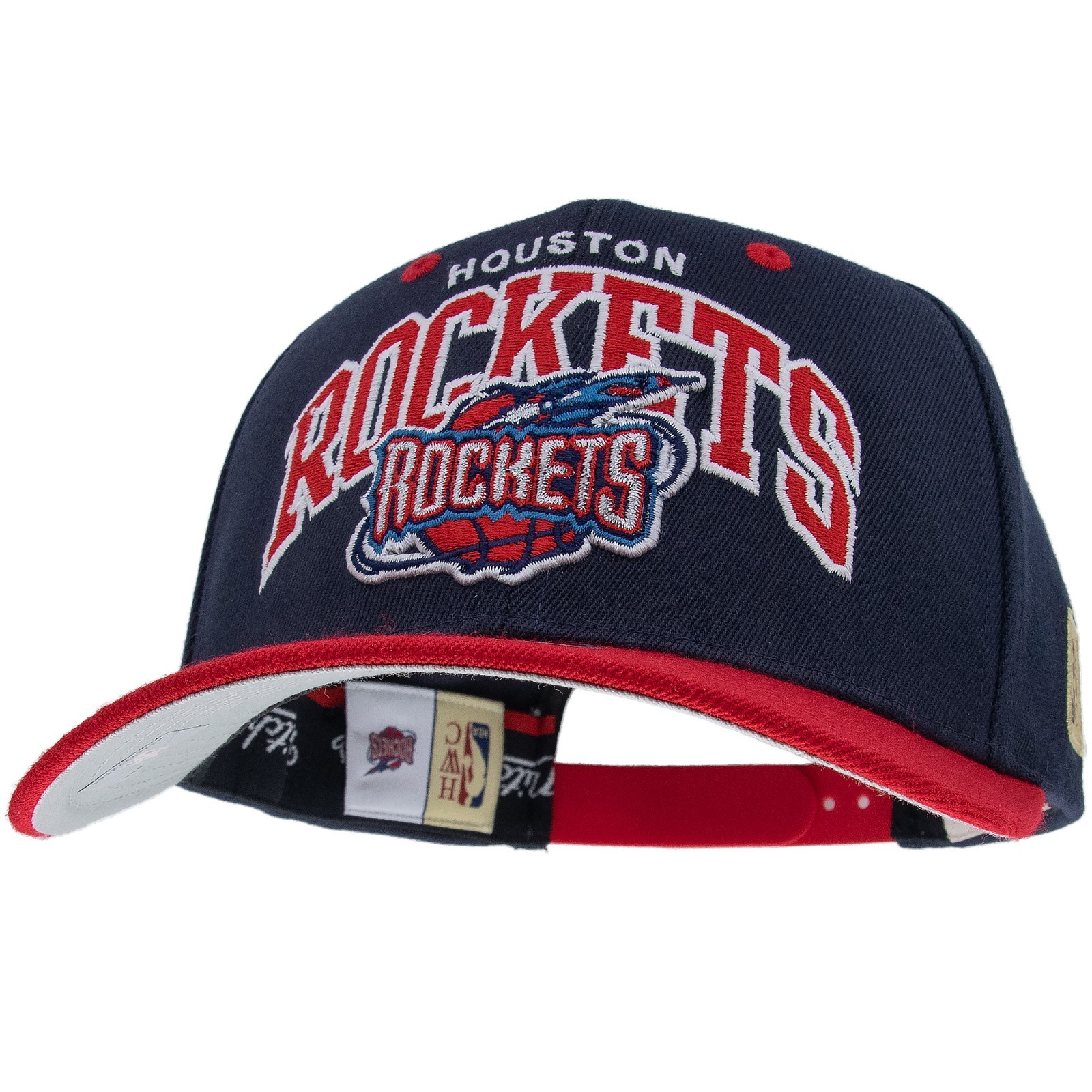MITCHELL & NESS NBA TEAM ARCH SNAPBACK HOUSTON ROCKETS Blue