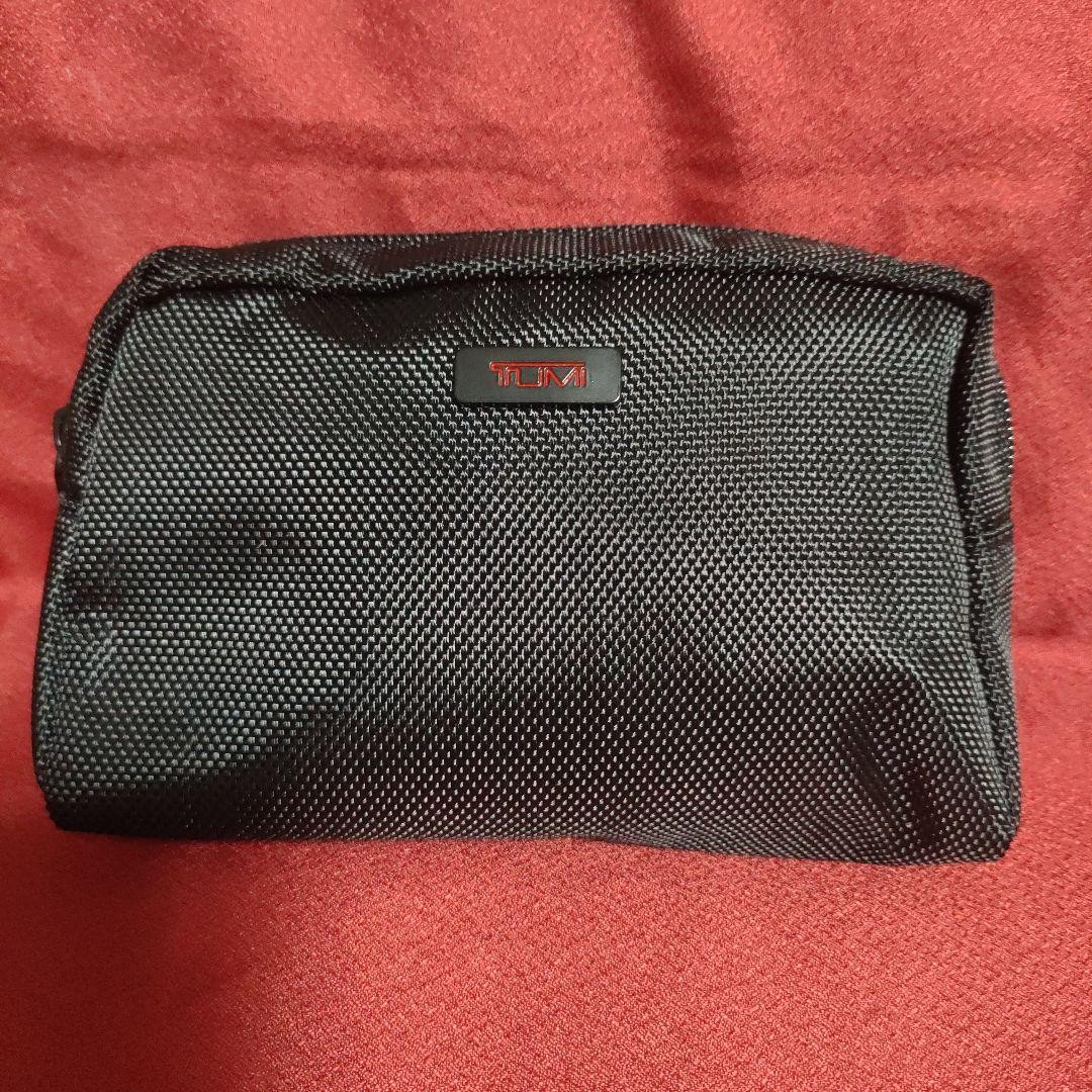[Good Condition] TUMI Travel Pouch Black Accessory Case Delta Air Lines