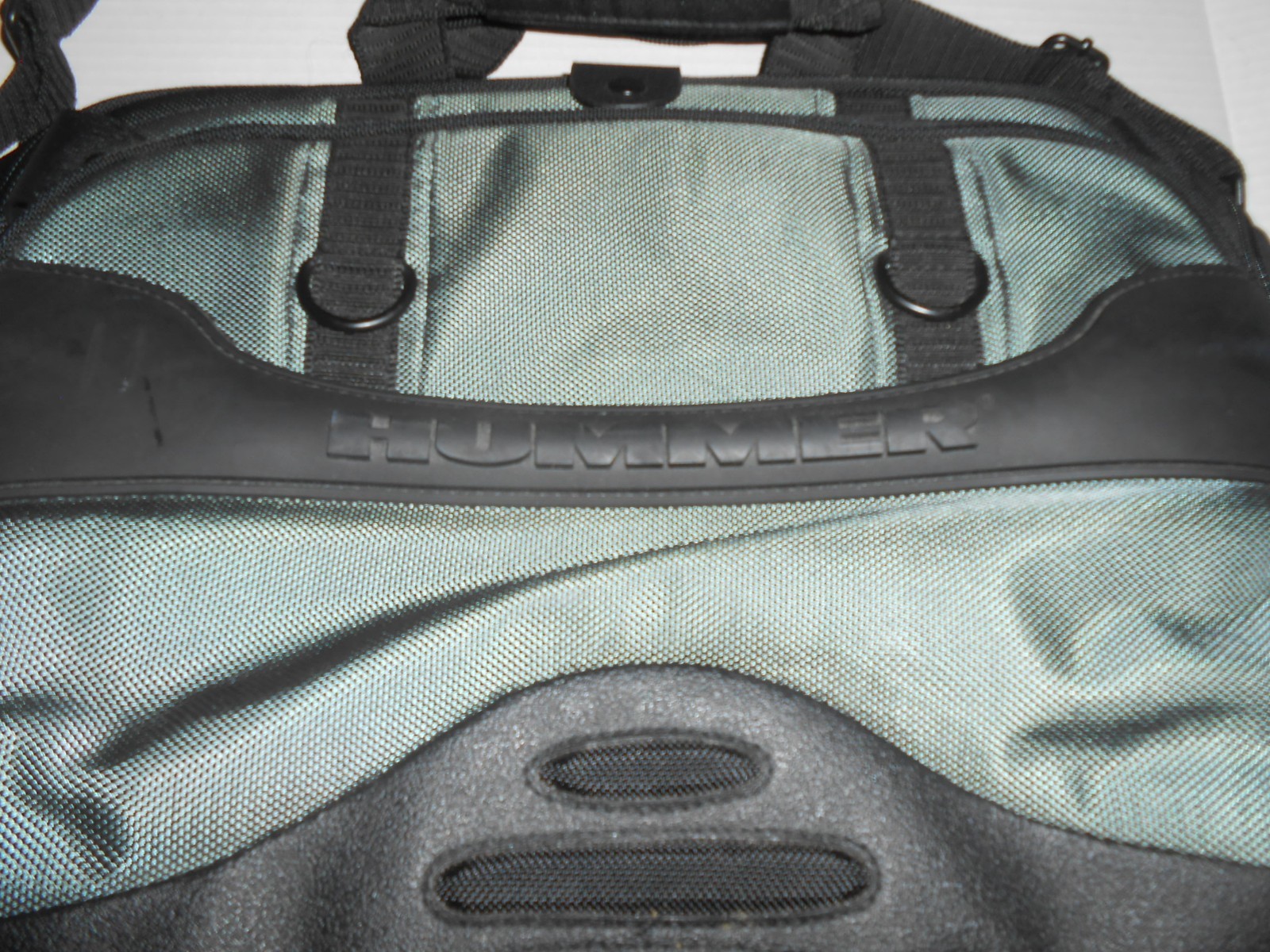 HUMMER Corporate Messenger Laptop Computer Briefcase Bag Y2K RARE!