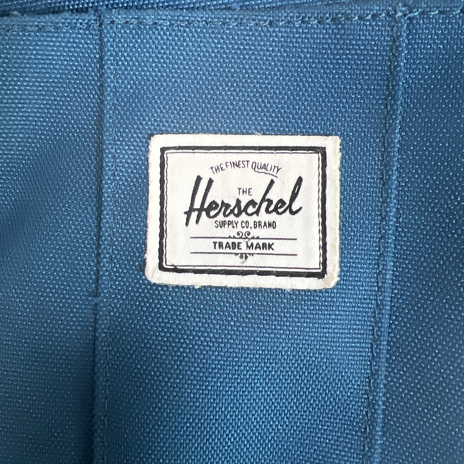 Herschel Supply Co. Cruz Mini Crossbody Bag Canvas Fabric Teal Blue