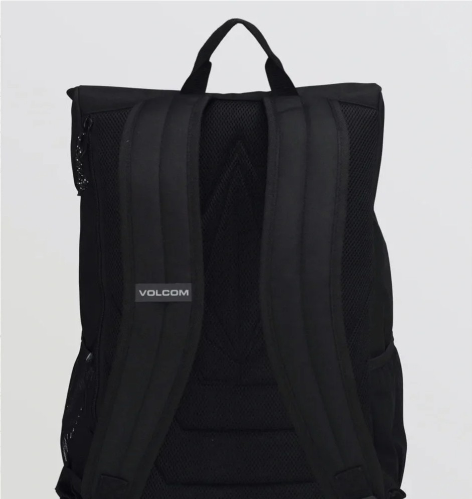 NEW! VOLCOM Trapper BACKPACK BLACK BAG School BEACH Travel SKATE Element STONE