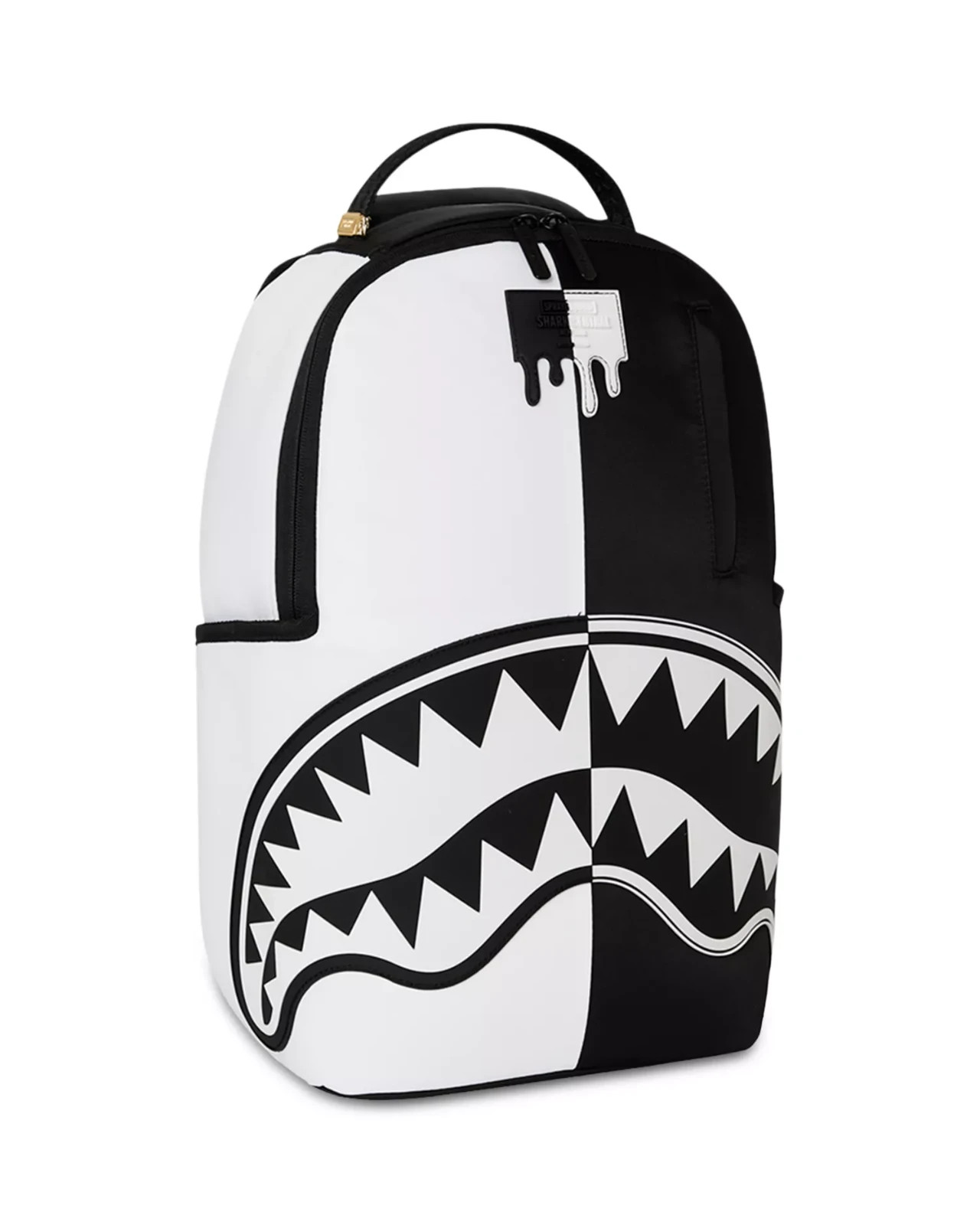 Sprayground Shark Central Split Backpack🔥New Black Bookbag Large School Bag
