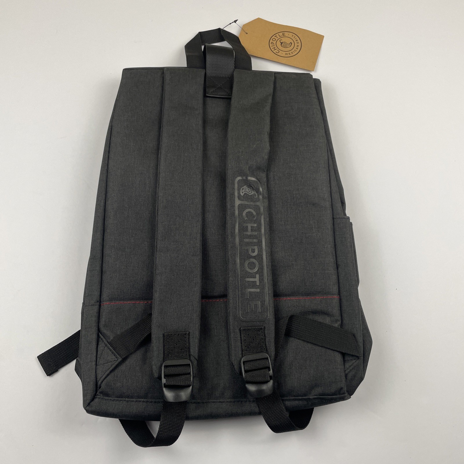 Chipotle Rolltop Backpack Laptop Sleeve Zip Closure Inside Divider Padded Canvas