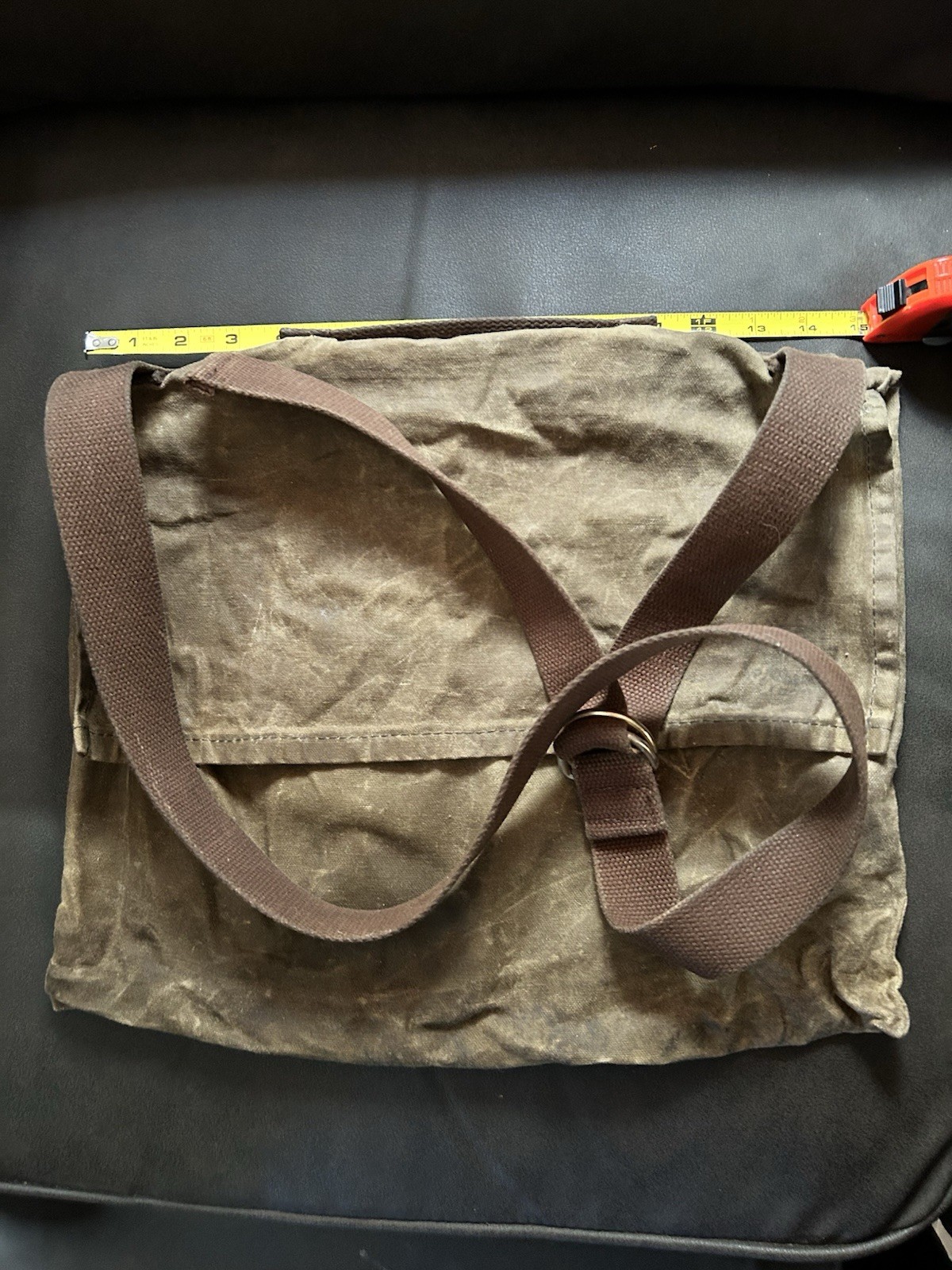 Vintage Filson Tin Cloth Field Bag Un Stamped