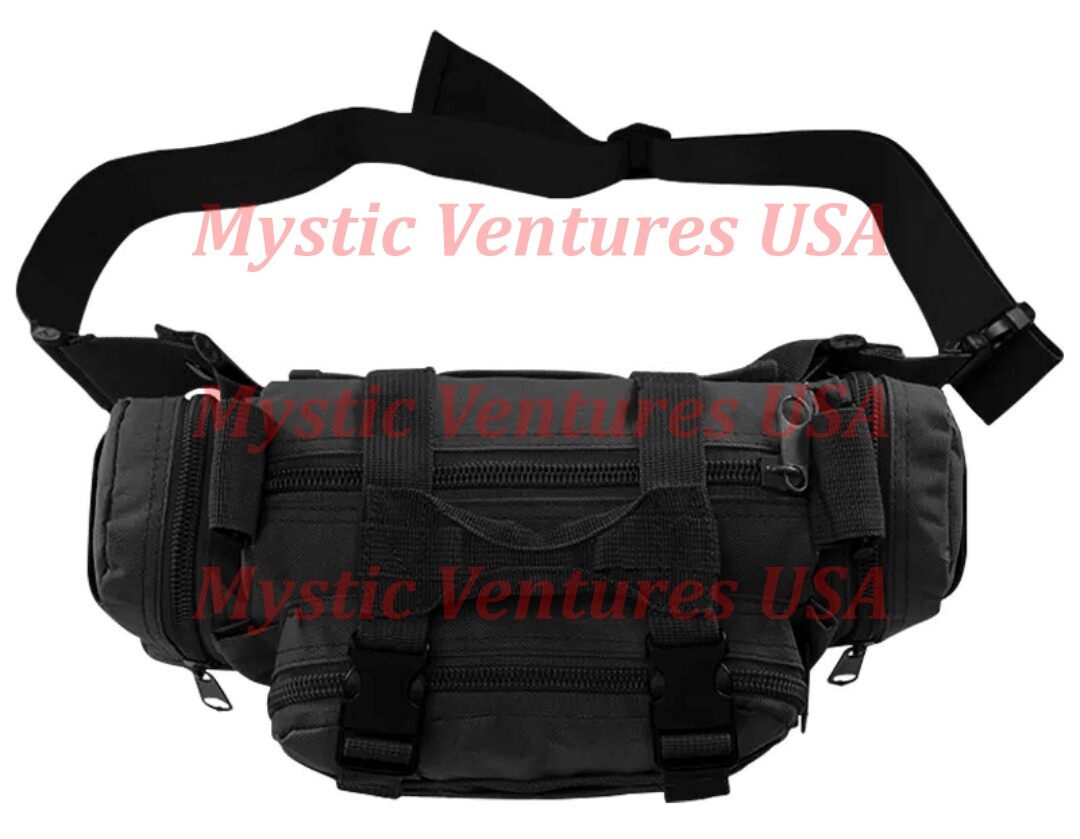 Tactical Military Chest Fanny Shoulder Waist Bag Camo Hunting Molle Camping Pack