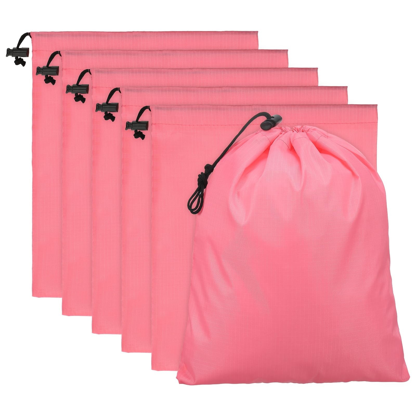 Travel Storage Bags with Toggle 14 x 16 Inch, 6 Pack Waterproof 210D Polyeste…