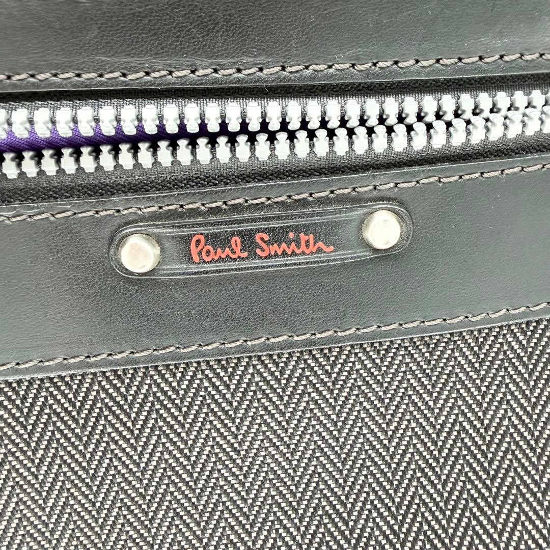 [Good condition] Paul Smith 2WAY business bag herringbone pattern large