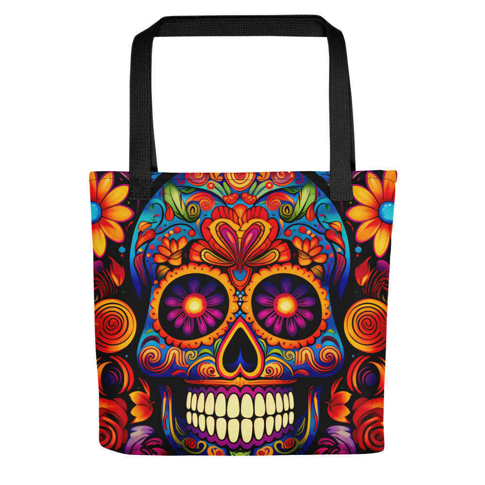 Sugar Skull Candy Tote bag – Day of the Dead (Día de Muertos)